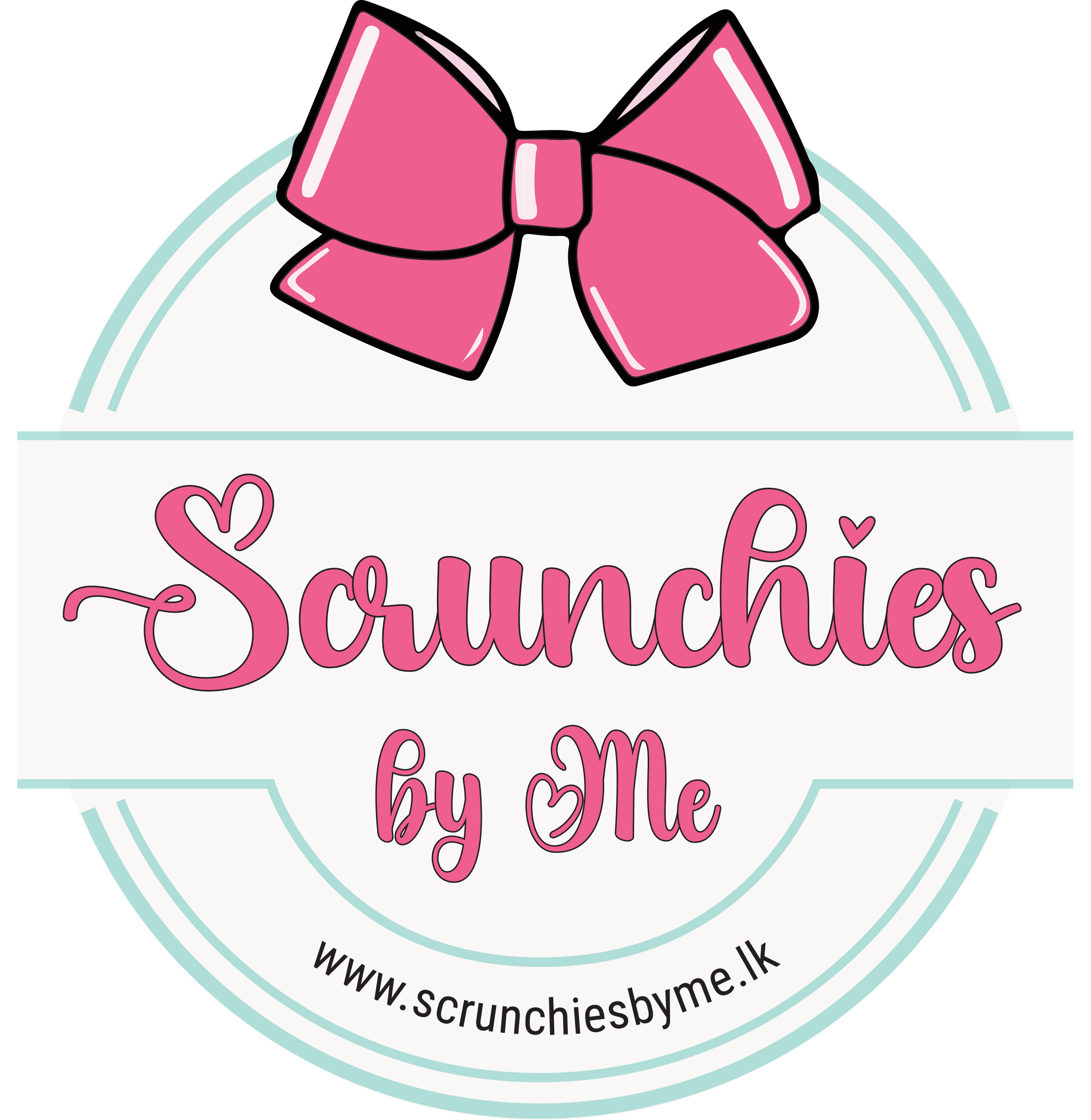 Scrunchies by Me new logo