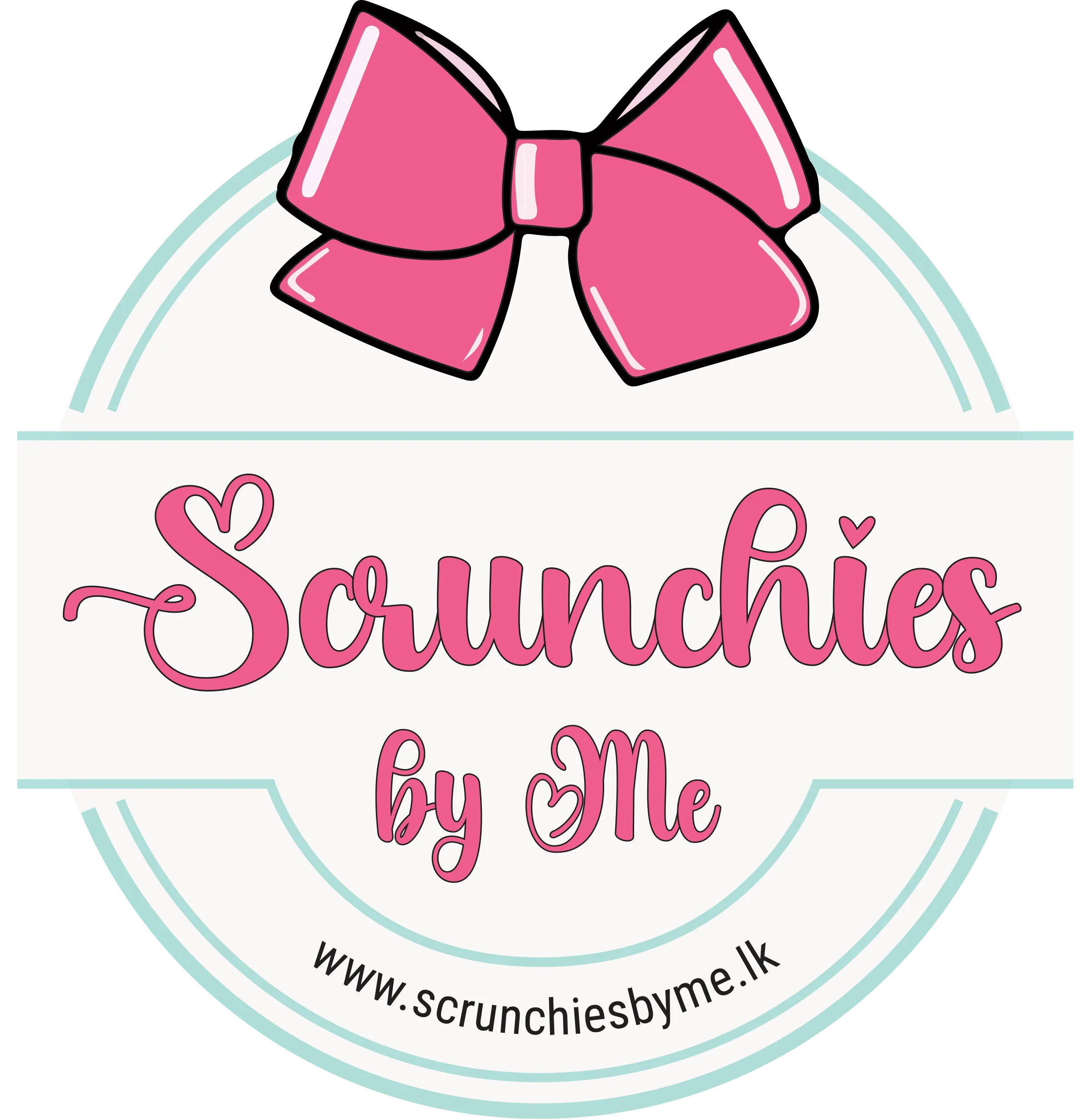 Scrunchies by Me new logo