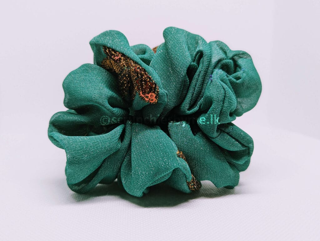 Jade Flicker Scrunchie
