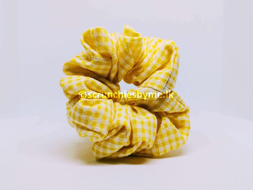 Picnic Check Scrunchie