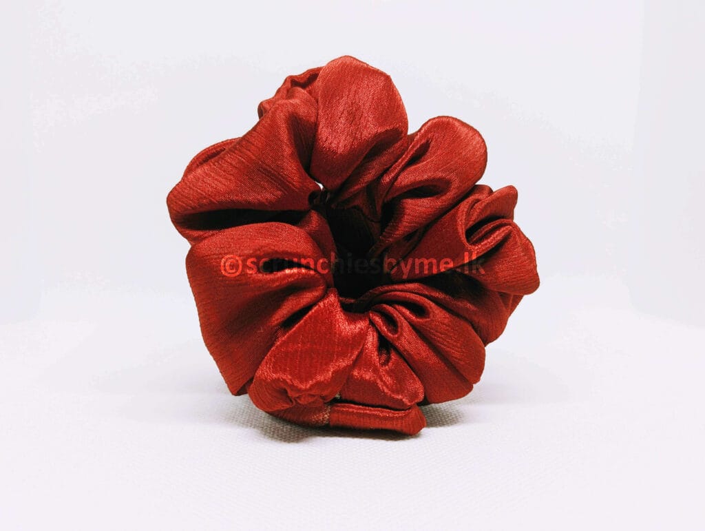 Scarlet Luxe Scrunchie